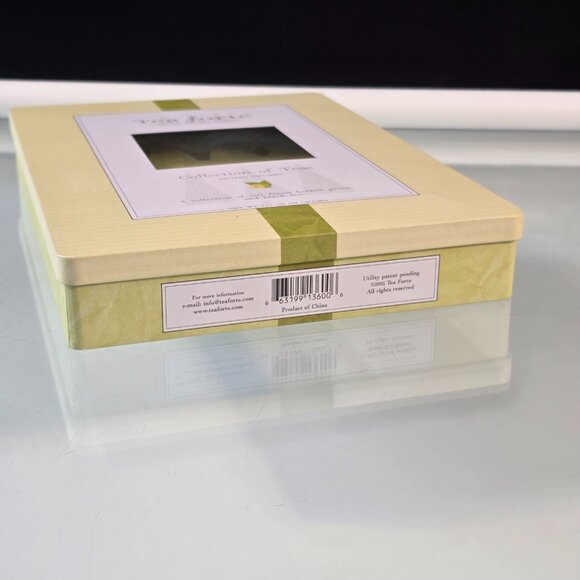 Tea Forte Empty Tea Tin 11" x 8" x 1.5" - Picture 3 of 7